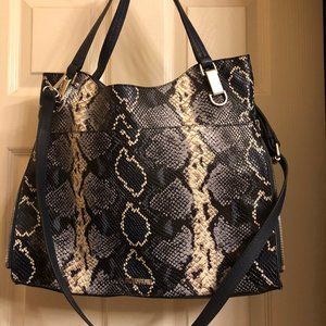 Vince Camuto NWOT Genuine Embossed Leather Tote